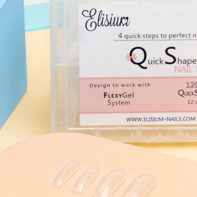 Elisium Quick Shape Nail Form formy do przedłużania paznokci Type1 24 szt