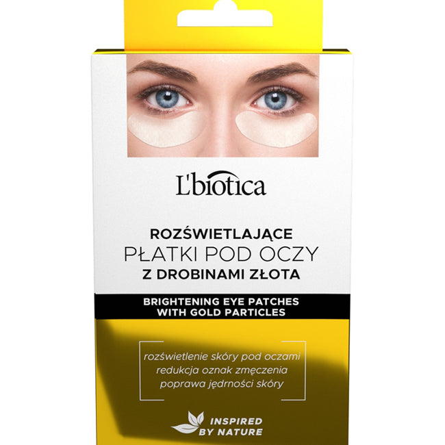 L'biotica Płatki pod oczy kolagenowe - rozświetlenie 3 pary