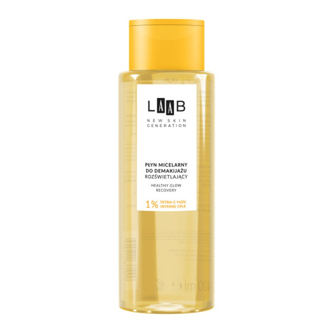 AA LAAB Tetra-C Yuzu rozświetlający płyn micelarny do demakijażu 400ml