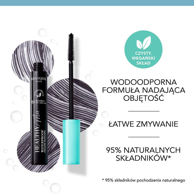Bourjois Healthy Mix wodoodporny tusz do rzęs wegański