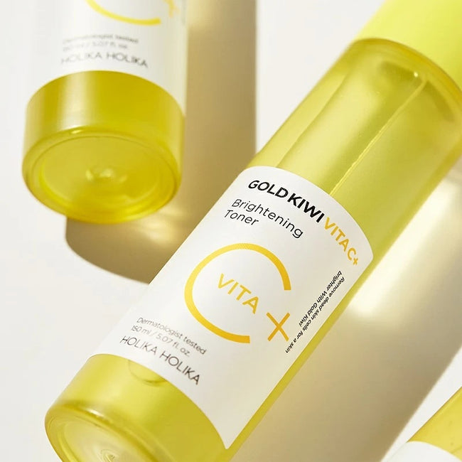HOLIKA HOLIKA Gold Kiwi Vita C+ Brightening Toner rozjaśniający tonik do twarzy 150ml