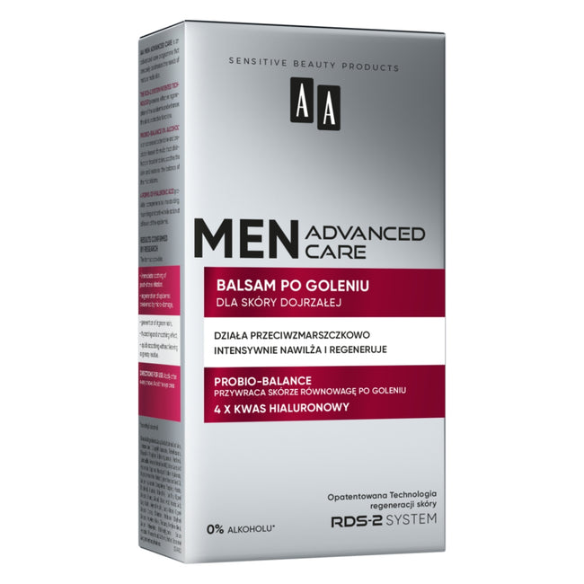 AA Men Advanced Care balsam po goleniu dla skóry dojrzałej 100ml