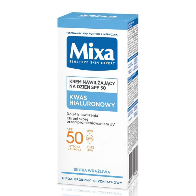 MIXA Krem nawilżający na dzień SPF50 50ml