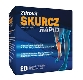 Zdrovit Skurcz Rapid suplement diety 20 saszetek