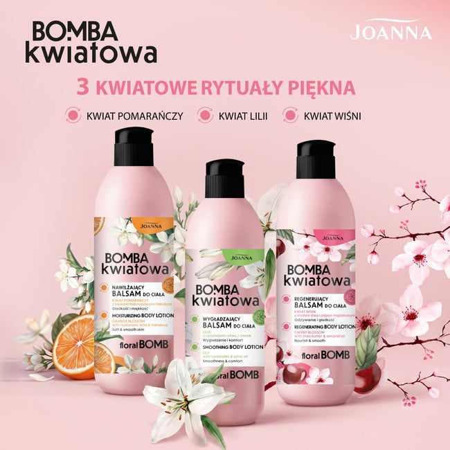 Joanna Bomba Kwiatowa wygładzający balsam do ciała lilia 500g