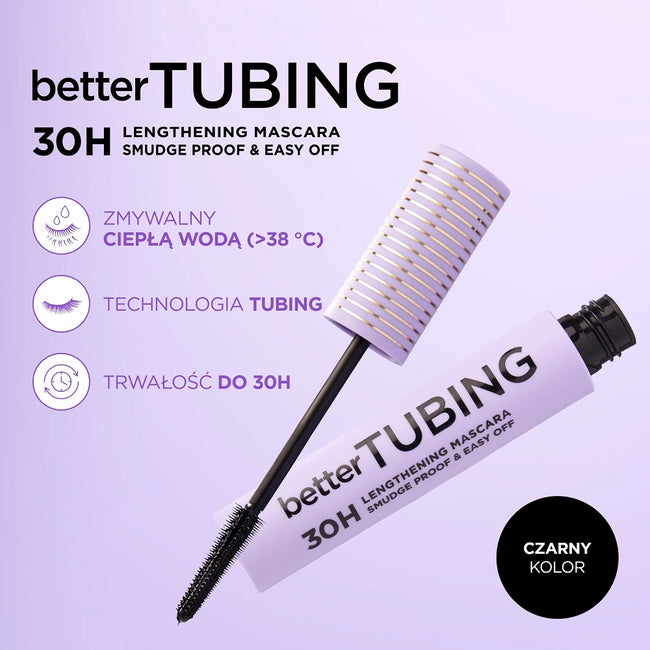Eveline Cosmetics Better Tubing 30H wydłużający tusz do rzęs 7ml