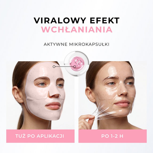 L'biotica Maska kolagenowa z PDRN w mikrokapsułkach Napięcie i Ujędrnienie 1szt.