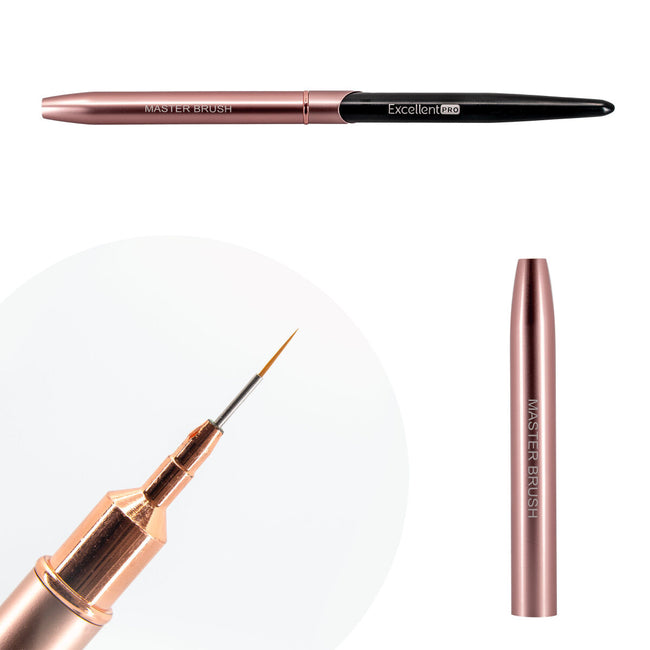 Excellent PRO Master Brush pędzelek do zdobień 7mm Pink & Black