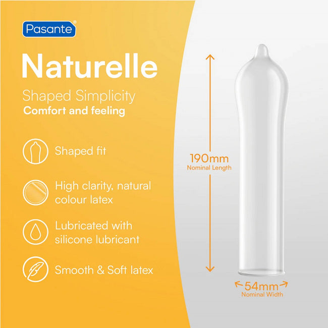 Pasante Naturelle klasyczne prezerwatywy 3szt
