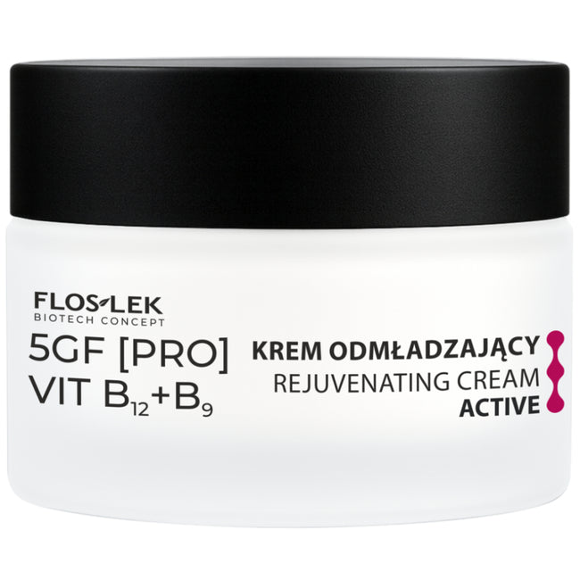 Floslek 5GF [PRO] VIT B12+B9 krem odmładzający do twarzy Active 50ml