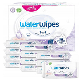 WaterWipes Sensitive+ Kojące chusteczki nawilżane z lawendą 12x60szt.