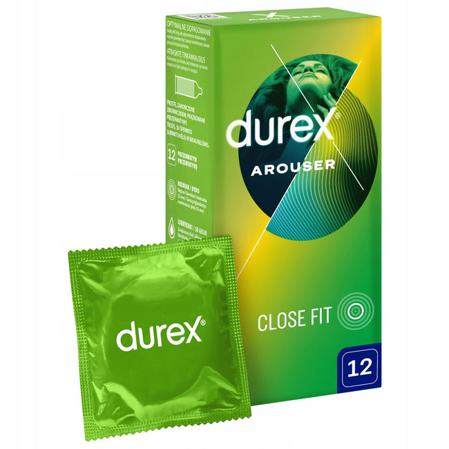 Durex Arouser prezerwatywy prążkowane 12szt