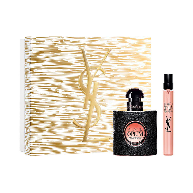 Yves Saint Laurent Black Opium Pour Femme zestaw woda perfumowana spray 30ml + woda perfumowana spray 10ml