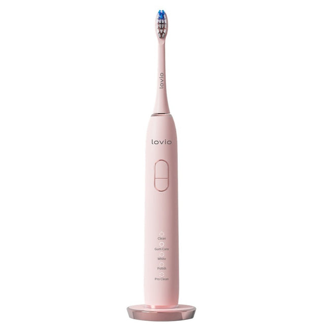 Lovio SonicProtect PRO szczoteczka elektryczna soniczna Różowa LVTB124PK + 5 końcówek