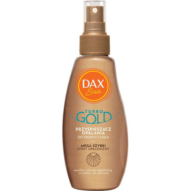 Dax Sun Przyspieszacz opalania do twarzy i ciała Turbo Gold 200ml