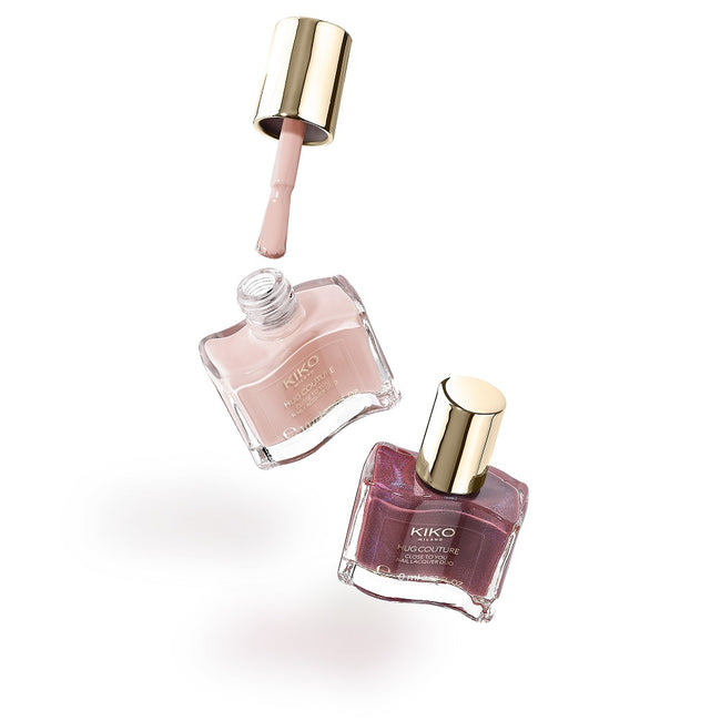 KIKO Milano Hug Couture Close To You Nail Lacquer Duo zestaw neutralna baza i błyszczący topper 2x10ml