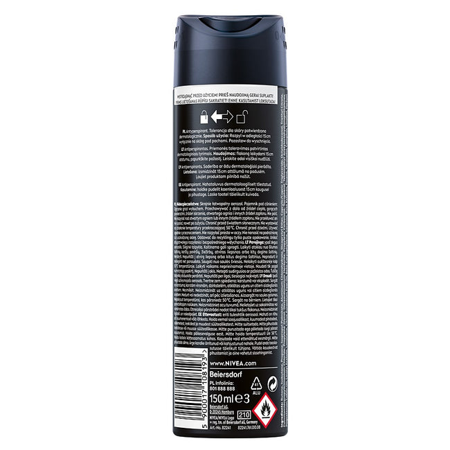 Nivea Men Black & White Invisible Original antyperspirant spray 150ml