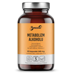 Panaseus Metabolizm alkoholu suplement diety 50 kapsułek