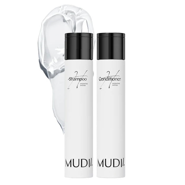 MUDII Hydrating Mini Set zestaw intensywnie nawilżający i regenerujący włosy suche i zniszczone 2x50ml