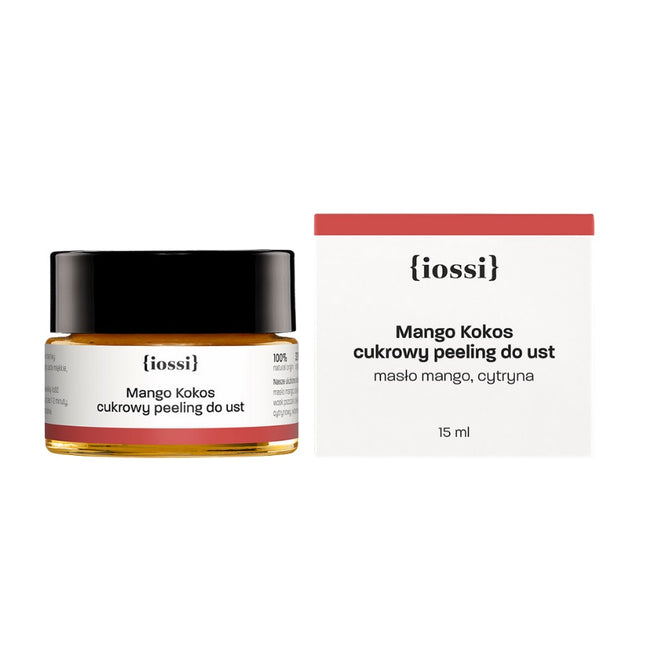 Iossi Mango Kokos cukrowy peeling do ust 15ml