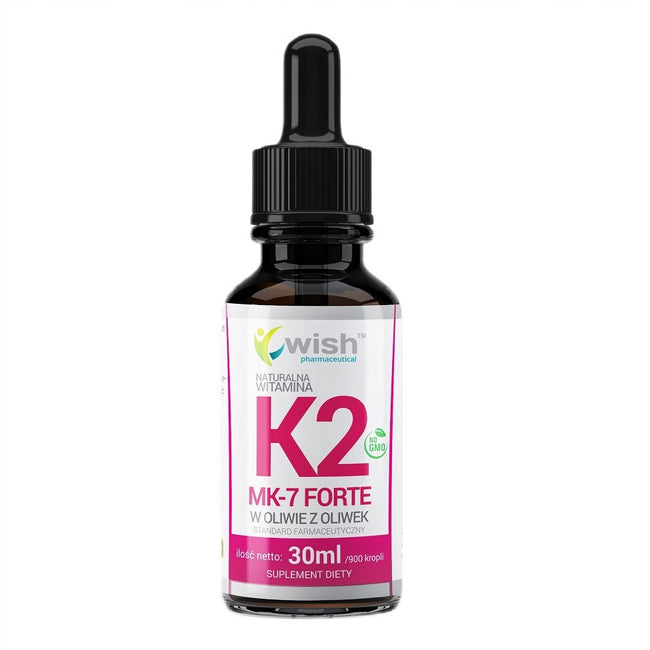 WISH Pharmaceutical Naturalna Witamina K2 MK-7 Forte suplement diety w kroplach 30ml