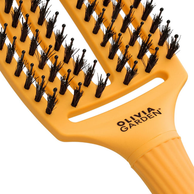 Olivia Garden Fingerbrush Bloom szczotka do włosów z włosiem dzika Sunflower