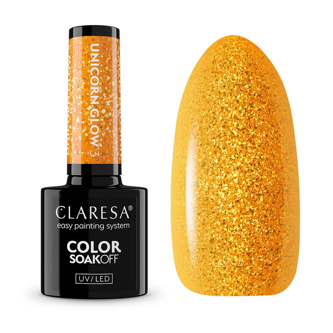 Claresa Color Soak Off UV/LED Unicorn Glow lakier hybrydowy 5g