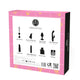 Dream Toys Pleasure Box Love to Play zestaw Duo Love Balls kulki gejszy + Finger Vibrator wibrator na palec + Anal Plug korek analny + Rabbit Vibrator wibraor + lubrykant + Mini Vibrator wibrator + Velvet Pouch worek