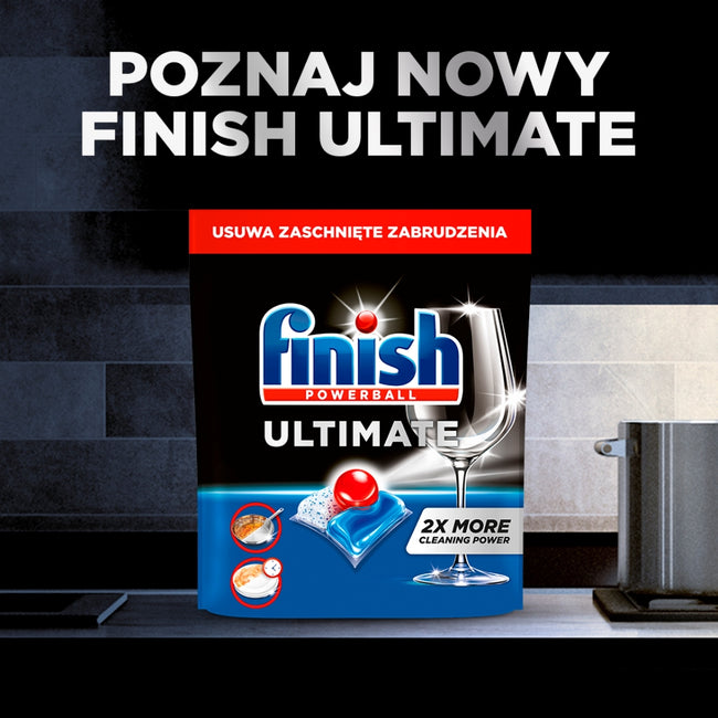 Finish Ultimate Fresh kapsułki do mycia naczyń w zmywarce 40szt