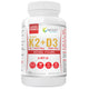 WISH Pharmaceutical Witamina K2 MK-7 200mcg + D3 4000IU 100mcg w oleju MCT suplement diety 120 kapsułek miękkich