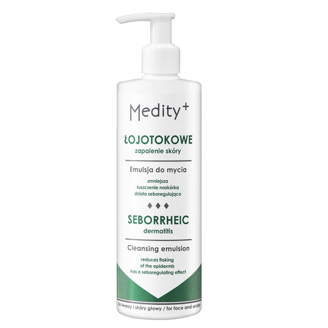 Medity+ Łojotokowe Zapalenie Skóry emulsja do mycia twarzy i skóry głowy 200ml