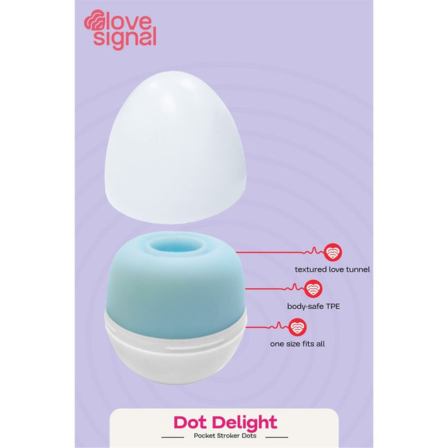 Dream Toys Love Signal Dot Delight kieszonkowy masturbator