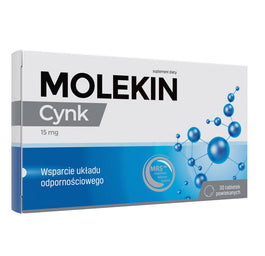 Molekin Cynk 15mg suplement diety 30 tabletek powlekanych