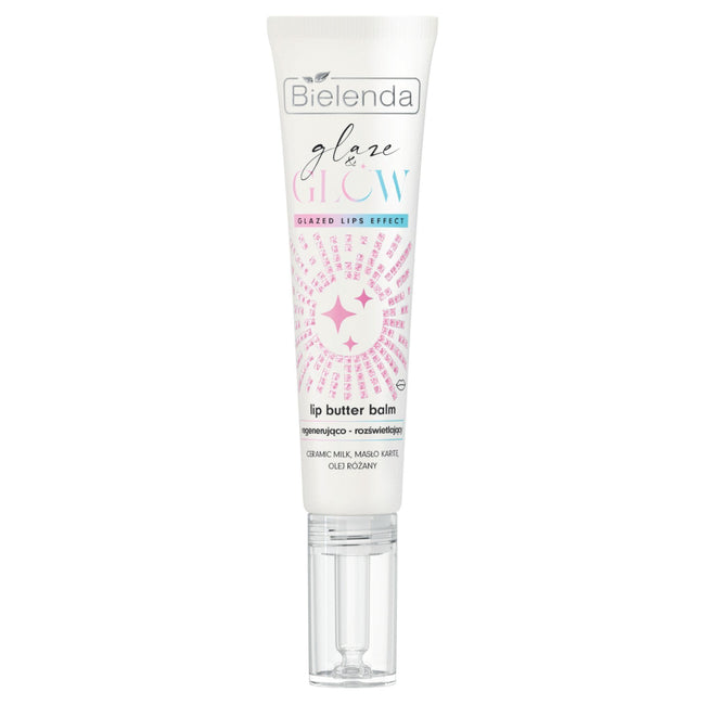 Bielenda Glaze & Glow Lip Butter Balm regenerująco-rozświetlający balsam do ust 10g