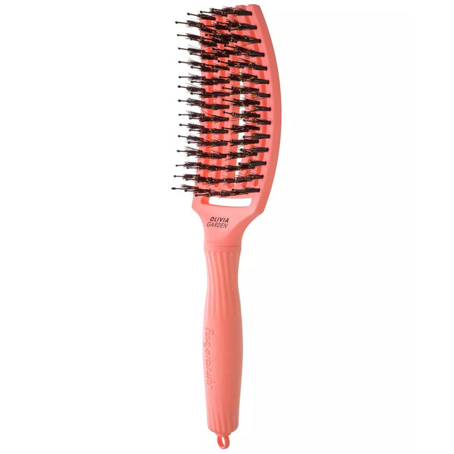 Olivia Garden FingerBrush I'm Perfection Combo Medium szczotka do rozczesywania włosów Radiant Peach