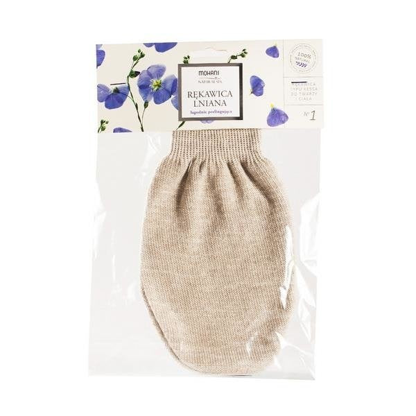 Mohani Natural Spa lniana rękawica do kąpieli