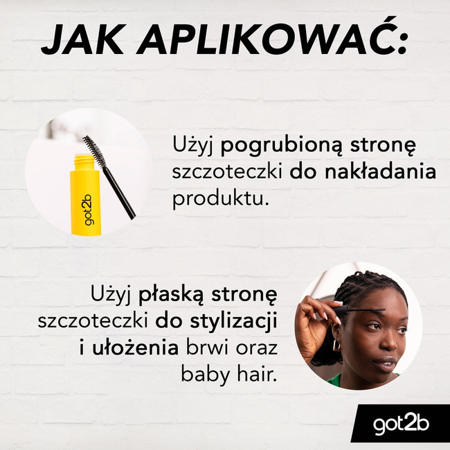 Got2B Glued 4 Brows & Edges żel 2w1 do brwi i włosów 16ml