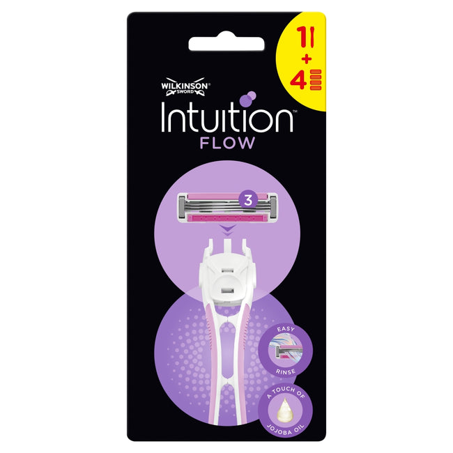 Wilkinson Intuition Flow maszynka do golenia dla kobiet i 4 wkłady