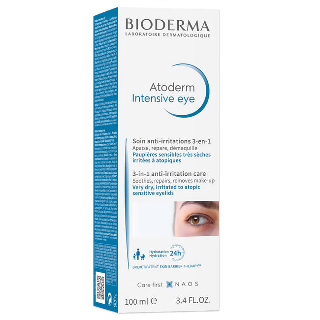 Bioderma Atoderm Intensive Eye pielęgnacja podrażnionych powiek i okolic oczu 100ml