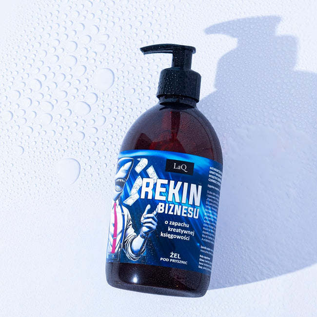 LaQ Żel pod prysznic dla mężczyzn 8w1 Rekin Biznesu Premium 500ml