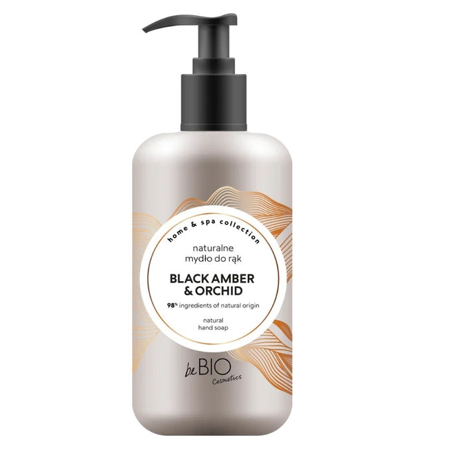 BeBio Ewa Chodakowska Home & Spa Collection naturalne mydło do rąk w płynie Black Amber & Orchid 300ml