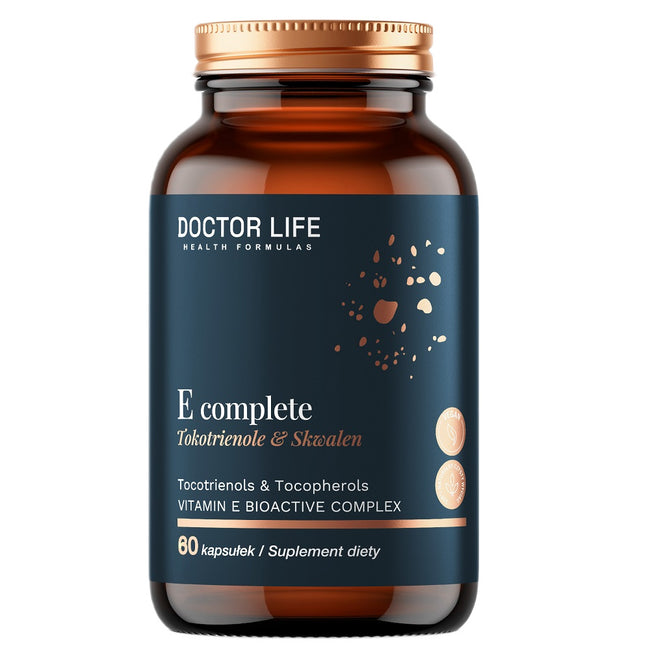 Doctor Life E Complete + Skwalen suplement diety 60 kapsułek