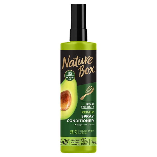 Nature Box Avocado Oil ekspresowa odżywka do włosów w sprayu z olejem z awokado 200ml
