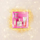 Nuxe Happy In Pink zestaw suchy olejek regenerujący 100ml + żel pod prysznic 100ml + perfumy 15ml + świeca zapachowa 60g