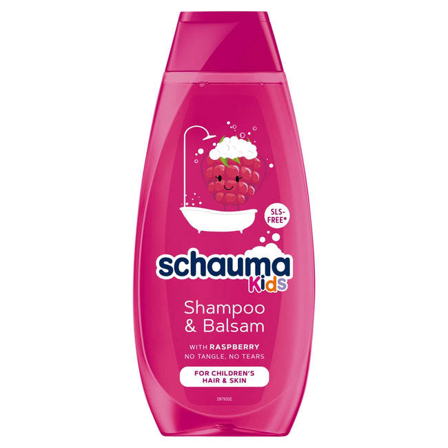 Schauma Kids szampon i odżywka do włosów dla dziewczynek z ekstraktem z maliny 400ml