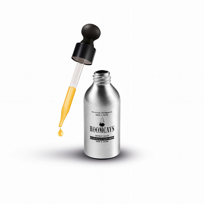ROOMCAYS Zestaw #3 kosmetyków dla mężczyzn szampon do brody 120ml + olejek do brody 50ml