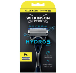 Wilkinson Hydro 5 Skin Hydration maszynka do golenia z 5 ostrzami i 9 wkładów