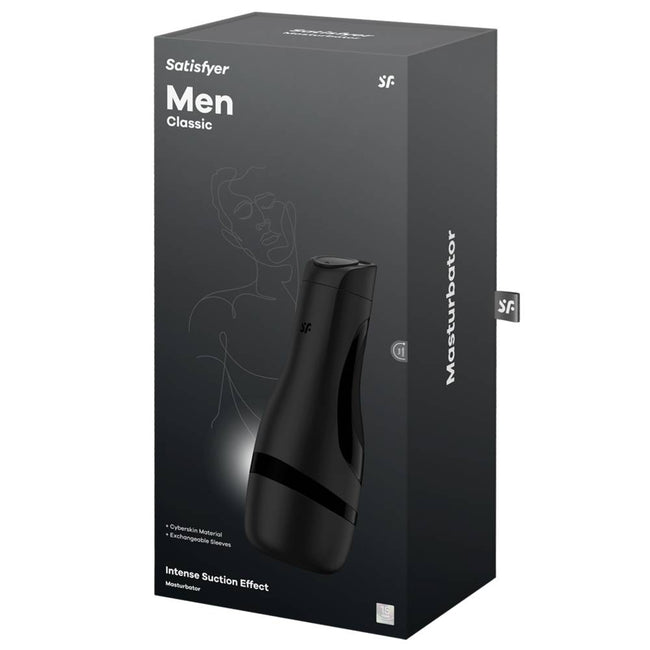 Satisfyer Men Classic masturbator dla mężczyzn Czarny