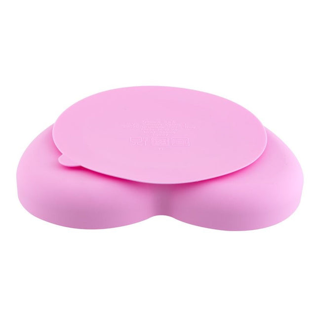 Chicco Talerz silikonowy serce Girl