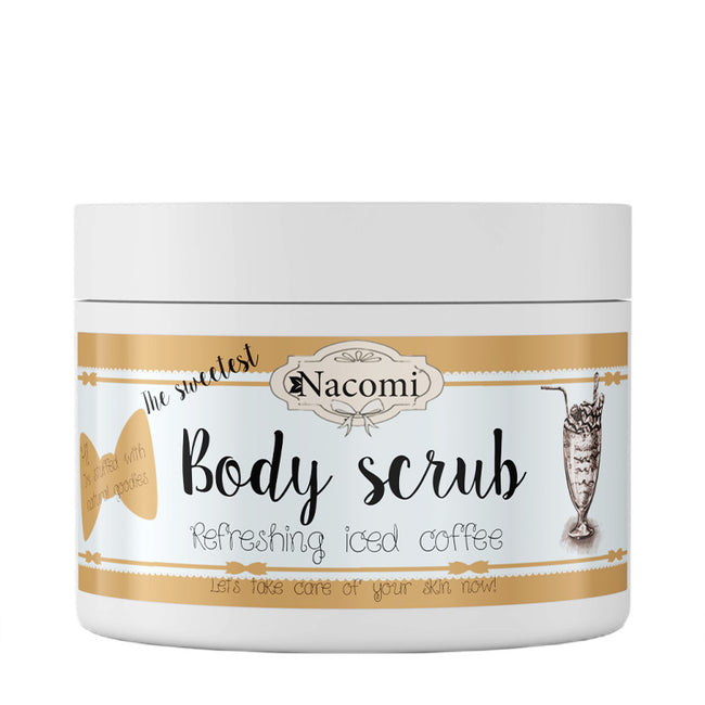 Nacomi Cukrowy peeling do ciała odświeżająca mrożona kawa 200g